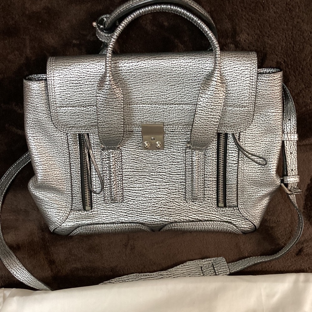 Phillip Lim 3.1 metallic Pashli Medium Satchel - Picture 2 of 4